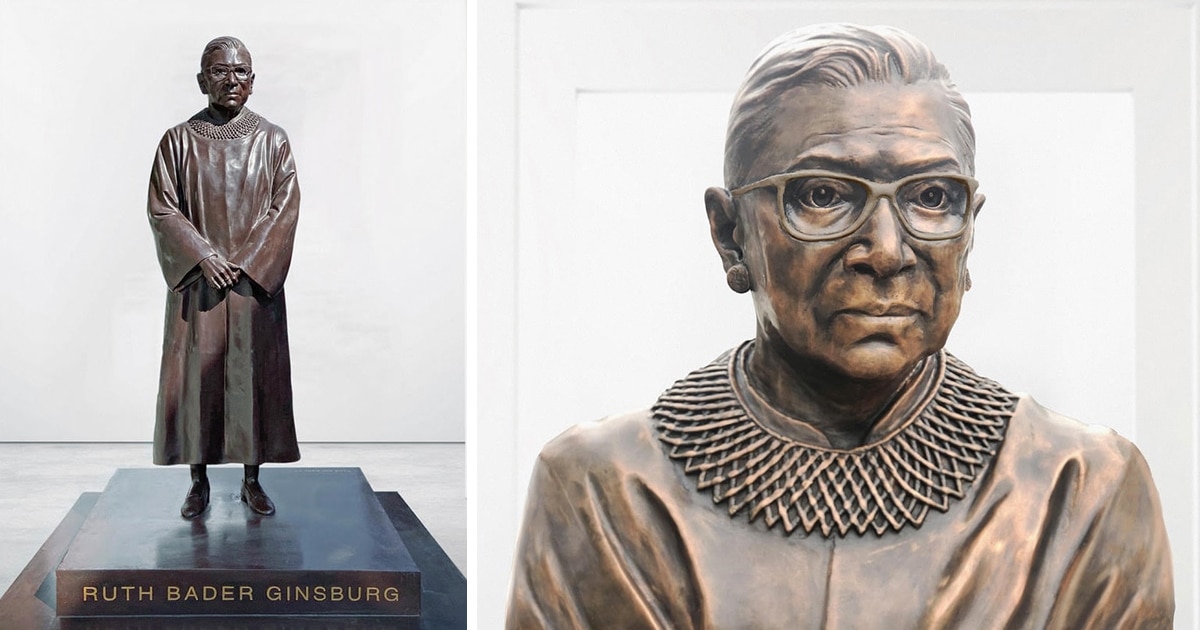 Estátua De Bronze Da Juíza Ruth Bader Ginsburg Será Inaugurada Para O Mês De História Da Mulher De 2021